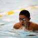 STARS swimmer Vincente Oliva Sanchez, 12, competes in the Boys 11-12 50 meter breaststroke on Monday, July 29. Daniel Brenner I AnnArbor.com